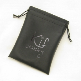 Carbon Linea jewelry pouch