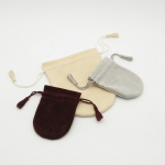 Pigpell Suede Round Bottom Pouch